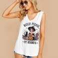 I'm Reading Halloween Witch Book Lover Women's V-Neck Tank Top I'm Reading Halloween Witch Book Lover Women's V-Neck Tank Top