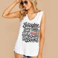 Imagine Being Afraid Of Drag Queens And Books Women's V-Neck Tank Top Imagine Being Afraid Of Drag Queens And Books Women's V-Neck Tank Top