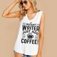 Instant Writer Just Add Coffee Author Book Writing Books Women's V-Neck Tank Top Instant Writer Just Add Coffee Author Book Writing Books Women's V-Neck Tank Top
