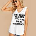 Introvert Antisocial Some Things Are Better Left Alone Women's V-Neck Tank Top Introvert Antisocial Some Things Are Better Left Alone Women's V-Neck Tank Top