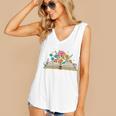 Its a Good Day To Read a Book Librarian Books Reading Floral Women's V-Neck Tank Top