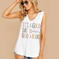 It’s a Good Day To Read a Book Lovers Library Reading Women Women's V-Neck Tank Top It’s a Good Day To Read a Book Lovers Library Reading Women Women's V-Neck Tank Top