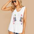 Just a Girl Who Loves Books Lover Reading Library Librarian Women's V-Neck Tank Top