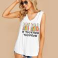 If You Know You Know 6 7 Reading Books Merry Christmas Women's V-Neck Tank Top