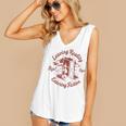 Leaving Reality Entering Fiction Book Lover Women's V-Neck Tank Top