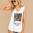 Librarian Book Return Cart This Is How I Roll Women's V-Neck Tank Top Librarian Book Return Cart This Is How I Roll Women's V-Neck Tank Top