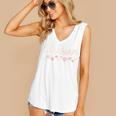 Librarian Valentines Day Daisy School Library Book Lover Premium Women's V-Neck Tank Top Librarian Valentines Day Daisy School Library Book Lover Premium Women's V-Neck Tank Top