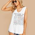 Library Card Due Date Stamp Book Lover Reading Vintage Read Women's V-Neck Tank Top