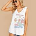Little Miss 100 Days Smarter Cute Goose Reading Books Girls Women's V-Neck Tank Top Little Miss 100 Days Smarter Cute Goose Reading Books Girls Women's V-Neck Tank Top