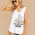 Live Laugh & Love Books Reading Butterfly Book Lover Bookish Premium Women's V-Neck Tank Top Live Laugh & Love Books Reading Butterfly Book Lover Bookish Premium Women's V-Neck Tank Top