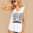 I Love You To The Bookstore And Back Women's V-Neck Tank Top
