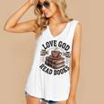 Love God Drink Coffee Read Books – Vintage Spiritual Reading Women's V-Neck Tank Top Love God Drink Coffee Read Books – Vintage Spiritual Reading Women's V-Neck Tank Top