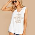 Love God Drink Tea Read Books Lovers Vintage Christian Women's V-Neck Tank Top