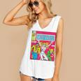 Marvel Universe Classic Dazzler Vintage Comic Book Cover Women's V-Neck Tank Top