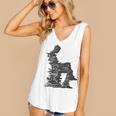 Men Pixel Art Geometric Book Human Drawing Graphic Men Women's V-Neck Tank Top