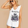 Morally Grey Book Club Gothic Vintage Style Women's V-Neck Tank Top