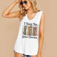 I Have No Shelf Control Flower Book Bookish Women's V-Neck Tank Top I Have No Shelf Control Flower Book Bookish Women's V-Neck Tank Top