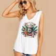 North Pole Book Club Books Reading Mug Gingerbread Women's V-Neck Tank Top
