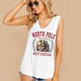 North Pole Book Club Hot Cocoa Bookworm Christmas Xmas Women's V-Neck Tank Top North Pole Book Club Hot Cocoa Bookworm Christmas Xmas Women's V-Neck Tank Top