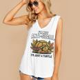 Not Anti Social Im Just A Turtle Sarcastic Introvert Humor Premium Tri-Blend Women's V-Neck Tank Top Not Anti Social Im Just A Turtle Sarcastic Introvert Humor Premium Tri-Blend Women's V-Neck Tank Top