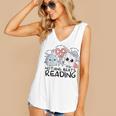 Nothing Beats Reading Rock Paper Scissors Book Lover Teacher Women's V-Neck Tank Top Nothing Beats Reading Rock Paper Scissors Book Lover Teacher Women's V-Neck Tank Top