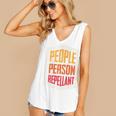 People Person Repellant Introvert Premium Women's V-Neck Tank Top People Person Repellant Introvert Premium Women's V-Neck Tank Top