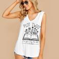 Plot Twist I'm Going To Be A Big Brothers Literary Book Boys Women's V-Neck Tank Top
