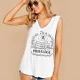 Im A Privilege Vintage Book Illustration Women's V-Neck Tank Top