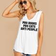PRO Books PRO Cats Anti People Women's V-Neck Tank Top