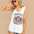 Proud Introverted Book Club Anti Social Reader Pet Cat Women's V-Neck Tank Top
