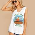 Quiet Girl Loud Results Introvert Office Staff Secretary Women's V-Neck Tank Top Quiet Girl Loud Results Introvert Office Staff Secretary Women's V-Neck Tank Top