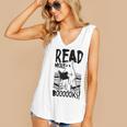 Read More Books Ghost Halloween Reading Teacher Literacy Women's V-Neck Tank Top Read More Books Ghost Halloween Reading Teacher Literacy Women's V-Neck Tank Top