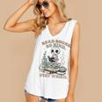 Read Books Be Kind Stay Weird Skeleton Reading Book Lover Women's V-Neck Tank Top Read Books Be Kind Stay Weird Skeleton Reading Book Lover Women's V-Neck Tank Top