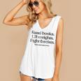 Read Books Lift Weights Fight Fascists Vintage Women's V-Neck Tank Top Read Books Lift Weights Fight Fascists Vintage Women's V-Neck Tank Top