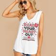 Read Your Heart Out Love Book Valentine Teacher Bookworm Women's V-Neck Tank Top Read Your Heart Out Love Book Valentine Teacher Bookworm Women's V-Neck Tank Top