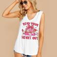 Read Your Heart Out Teacher Valentine Reading Book Lover Women's V-Neck Tank Top Read Your Heart Out Teacher Valentine Reading Book Lover Women's V-Neck Tank Top