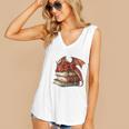 I Read Because Roasting People Is Frowned Upon Dragon Book Premium Tri-Blend Women's V-Neck Tank Top