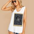 The Reader Tarot Card Mystic Dragon Book Magic Women's V-Neck Tank Top The Reader Tarot Card Mystic Dragon Book Magic Women's V-Neck Tank Top