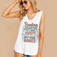 Reading Auntie Book Lover For Bookworm Aunt Women's V-Neck Tank Top