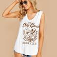 Reading Book Lover Bookish Librarian Silly Goose Book Club Women's V-Neck Tank Top