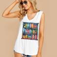 Reading And Bookcase Magic Book Premium Women's V-Neck Tank Top