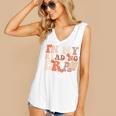 In My Reading Era Groovy Book Lovers Library Reading Women Women's V-Neck Tank Top