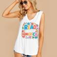 Reads Across Tee America Reading Teacher Books Reader Kids Women's V-Neck Tank Top