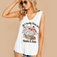 All I Really Need Are Books And Cats Book Lover Tee Women's V-Neck Tank Top