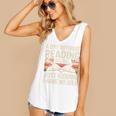Retro A Day Without Reading Is Like Just Kidding Book Lover Women's V-Neck Tank Top