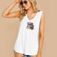Retro Sometimes I Think I Read Too Much For Book Lover Women's V-Neck Tank Top Retro Sometimes I Think I Read Too Much For Book Lover Women's V-Neck Tank Top