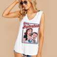 Retro Vampire Book Cover Style Stay Hydrated Halloween Women's V-Neck Tank Top