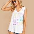 Return To Library Card Book Due Date Bookish Rainbow Reading Women's V-Neck Tank Top Return To Library Card Book Due Date Bookish Rainbow Reading Women's V-Neck Tank Top