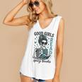 Romance Reader Good Girls Read Spicy Books Halloween Costume Women's V-Neck Tank Top