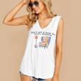 She's Got A Book For Every Situation Women's V-Neck Tank Top